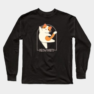 Happy dancing cat Long Sleeve T-Shirt